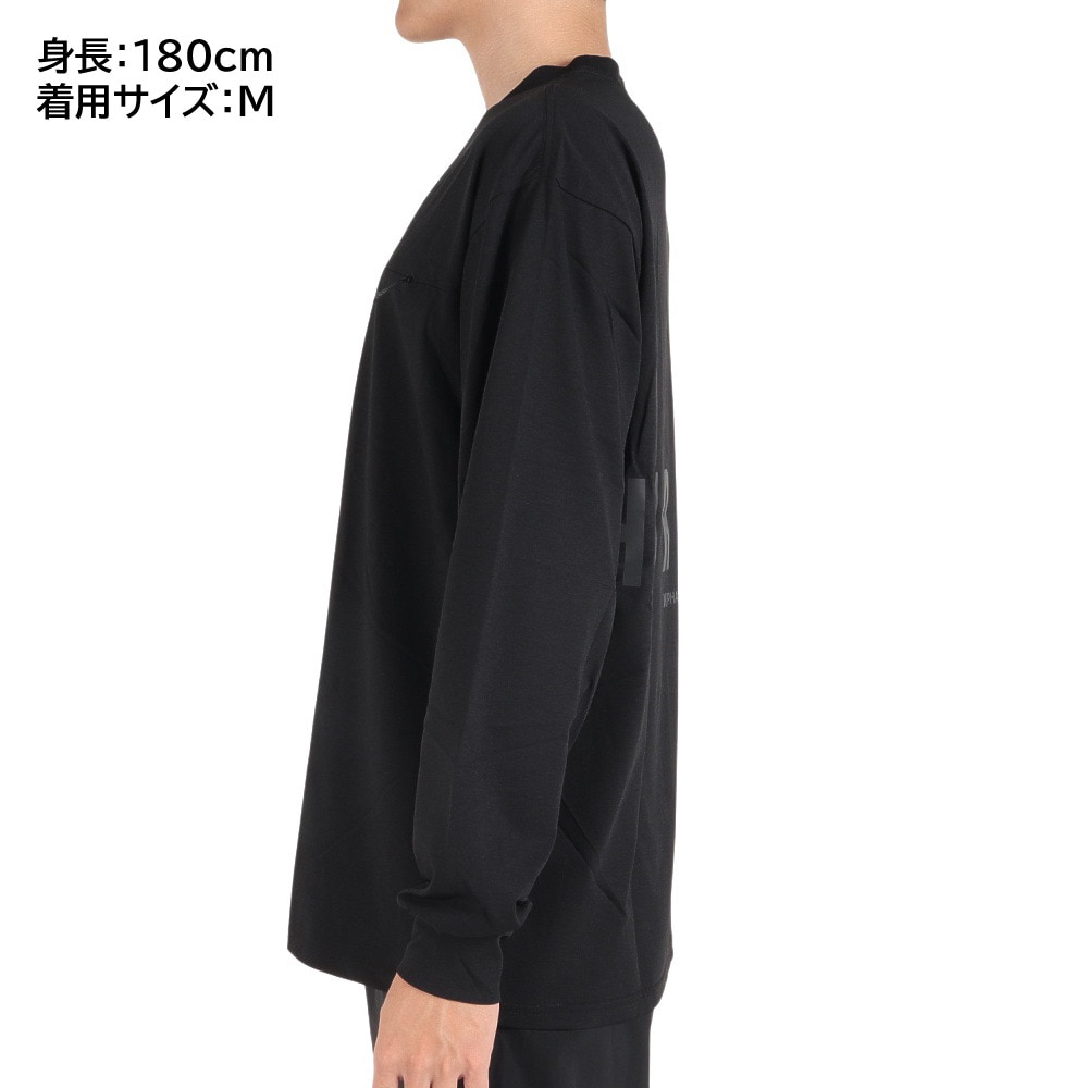 ハーレー（HURLEY）（メンズ）PHANTOM 長袖Tシャツ MLS2312009-BLK