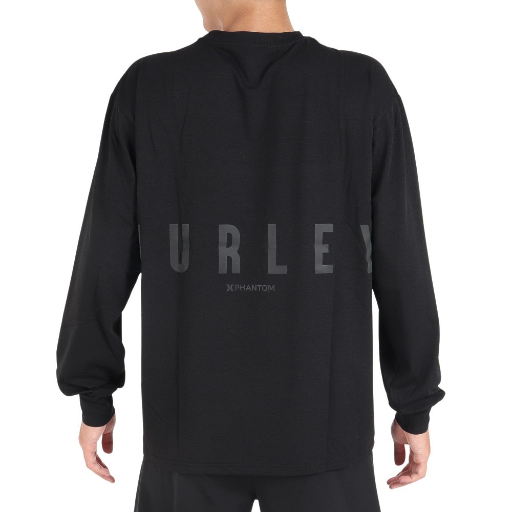 ハーレー（HURLEY）（メンズ）PHANTOM 長袖Tシャツ MLS2312009-BLK