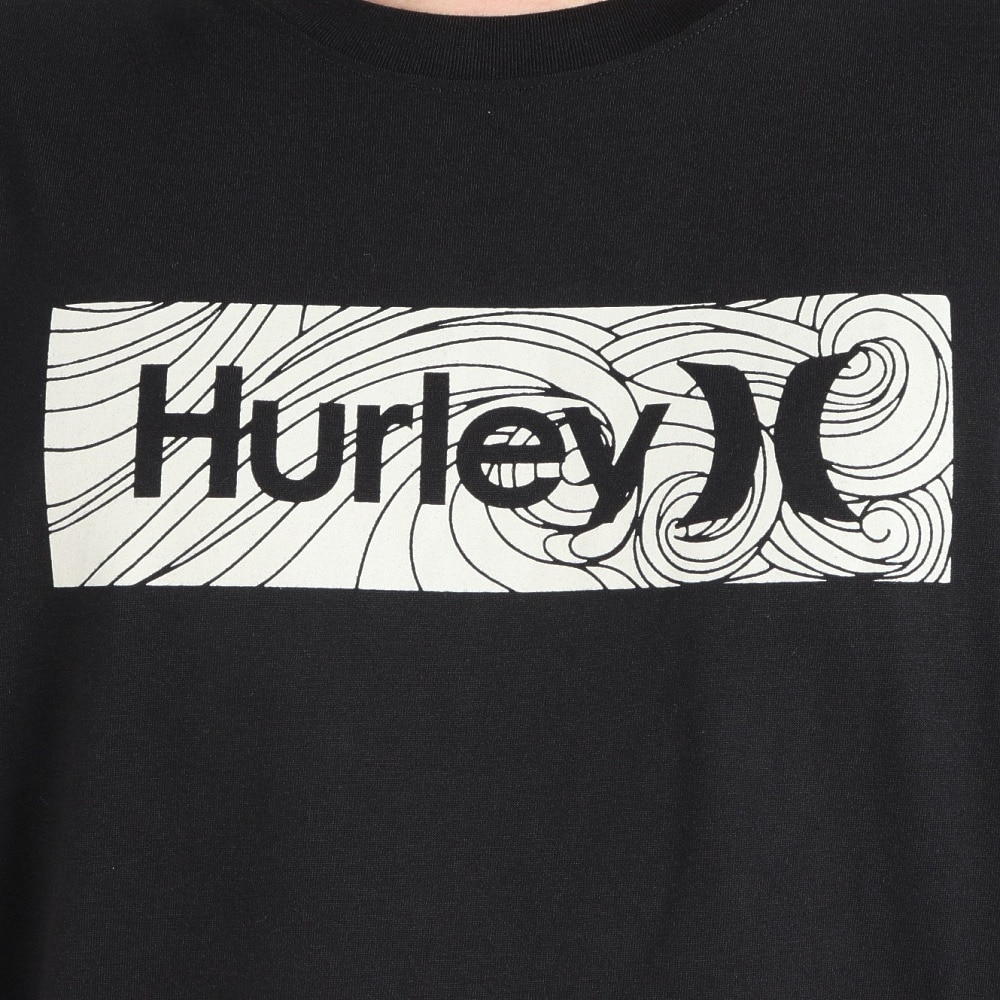 ハーレー（HURLEY）（メンズ）VORTEX BOX ロゴ 長袖Tシャツ MLS2312011-BLK