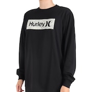 ハーレー（HURLEY）（メンズ）VORTEX BOX ロゴ 長袖Tシャツ MLS2312011-BLK