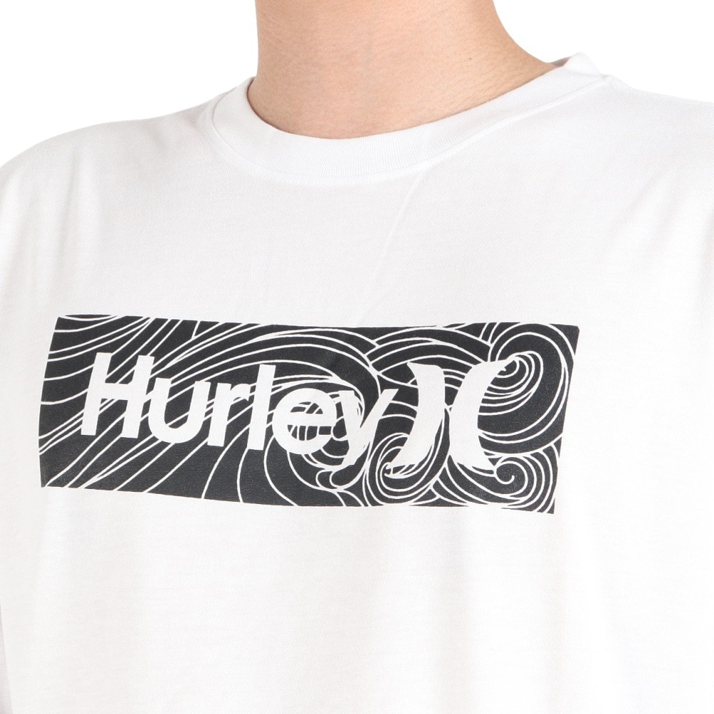 ハーレー（HURLEY）（メンズ）VORTEX BOX ロゴ 長袖Tシャツ MLS2312011-WHT