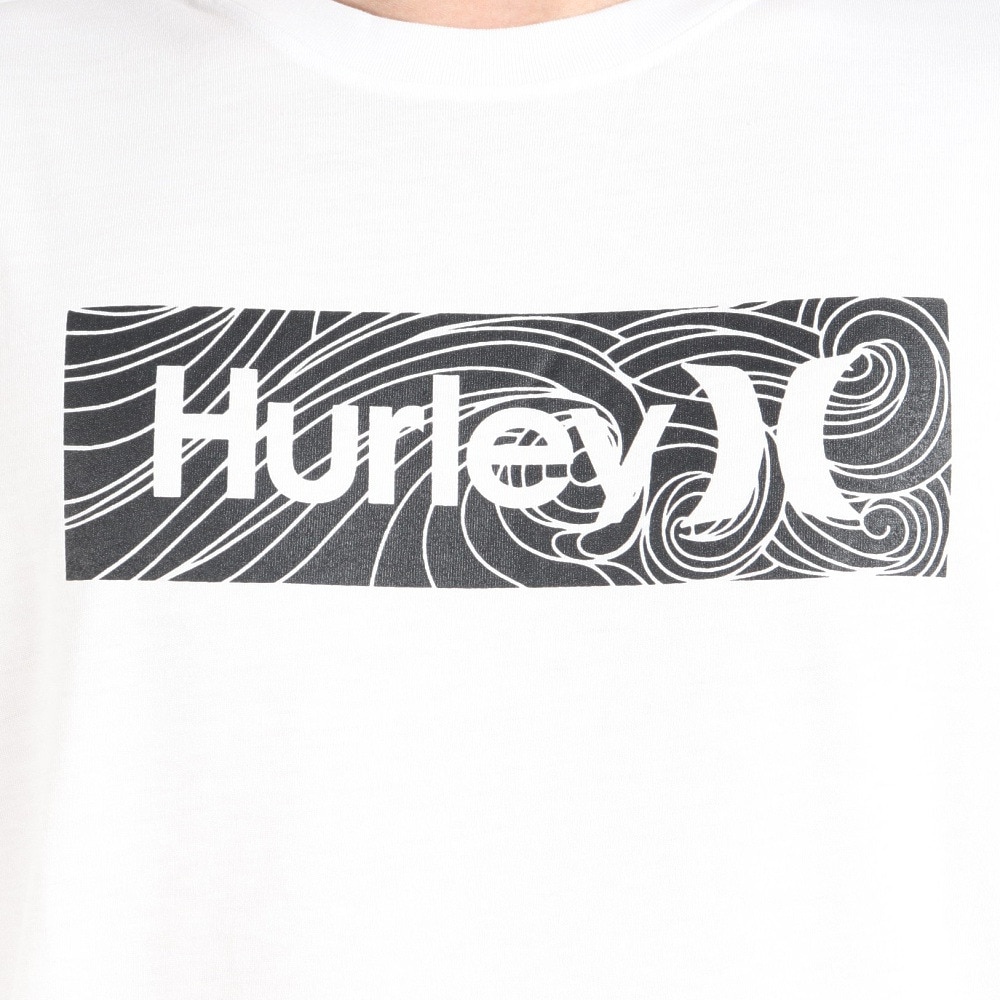 ハーレー（HURLEY）（メンズ）VORTEX BOX ロゴ 長袖Tシャツ MLS2312011-WHT