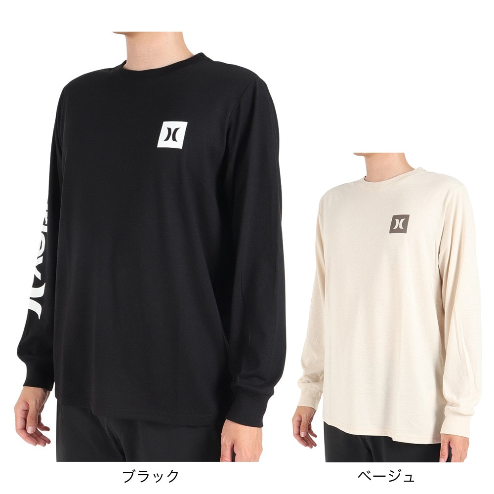 ハーレー（HURLEY）（メンズ）カットソー 長袖 ベージュ SLEEVE LOGO 長袖Tシャツ MLS2312031-NTL