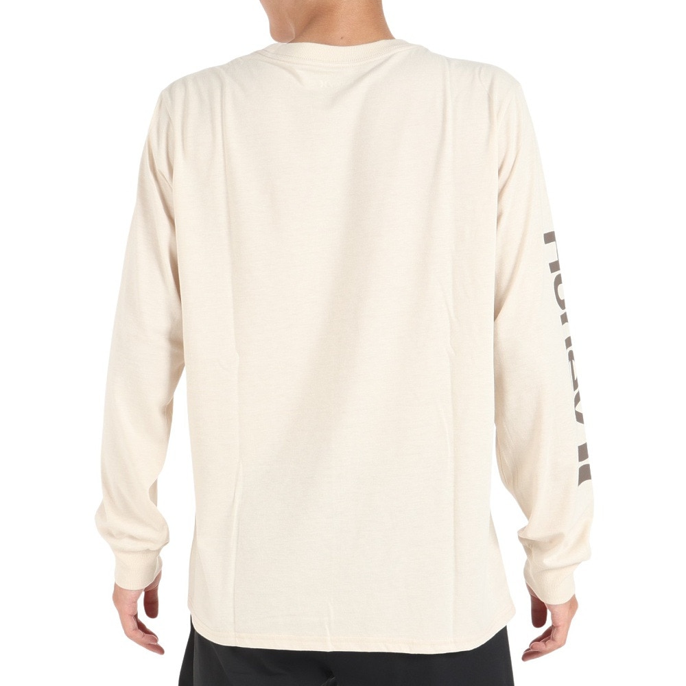 ハーレー（HURLEY）（メンズ）カットソー 長袖 ベージュ SLEEVE LOGO 長袖Tシャツ MLS2312031-NTL