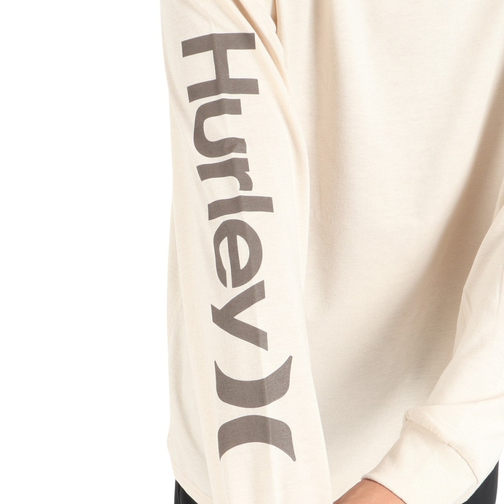 ハーレー（HURLEY）（メンズ）カットソー 長袖 ベージュ SLEEVE LOGO 長袖Tシャツ MLS2312031-NTL