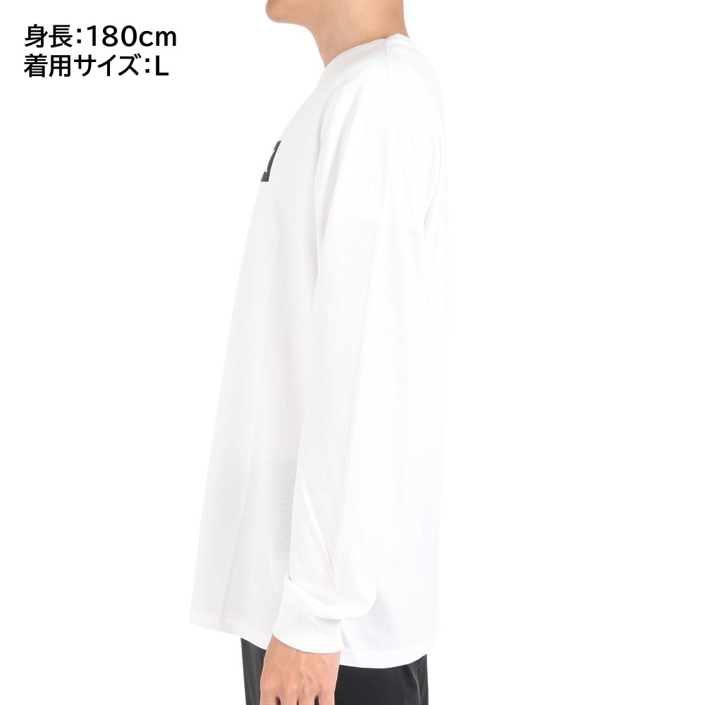 ハーレー（HURLEY）（メンズ）カットソー 長袖 ホワイト 白 SLEEVE LOGO 長袖Tシャツ MLS2312031-WHT