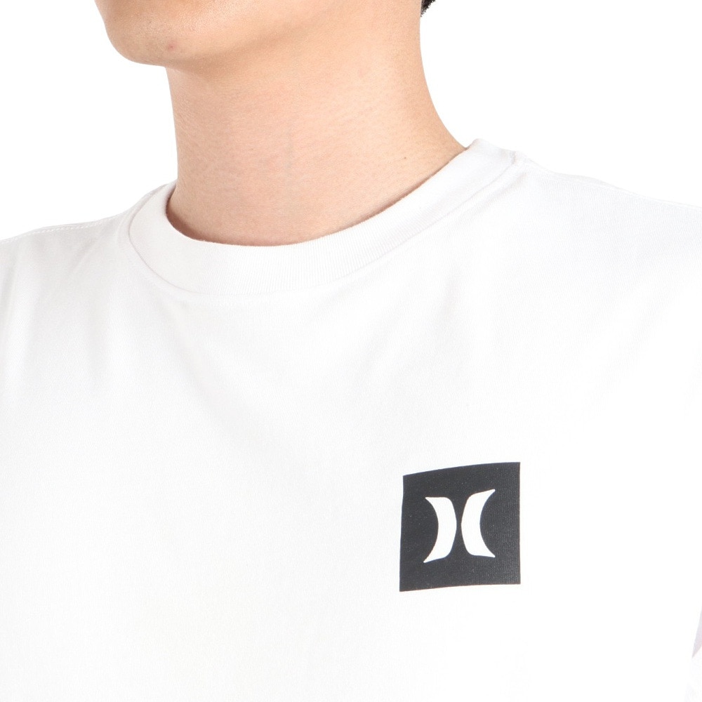 ハーレー（HURLEY）（メンズ）カットソー 長袖 ホワイト 白 SLEEVE LOGO 長袖Tシャツ MLS2312031-WHT
