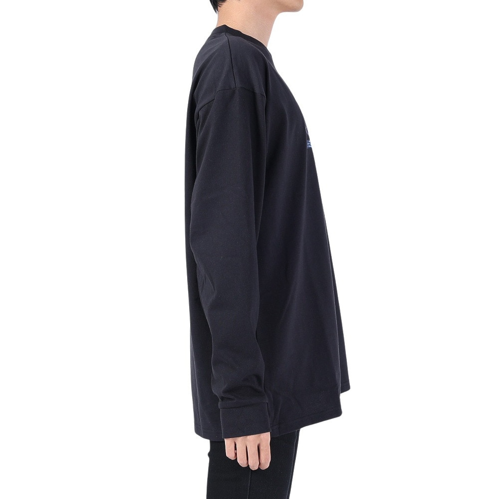 エアボーン（ARBN）（メンズ）長袖コットンTシャツ 01 AB2024SSMAPP091BLK