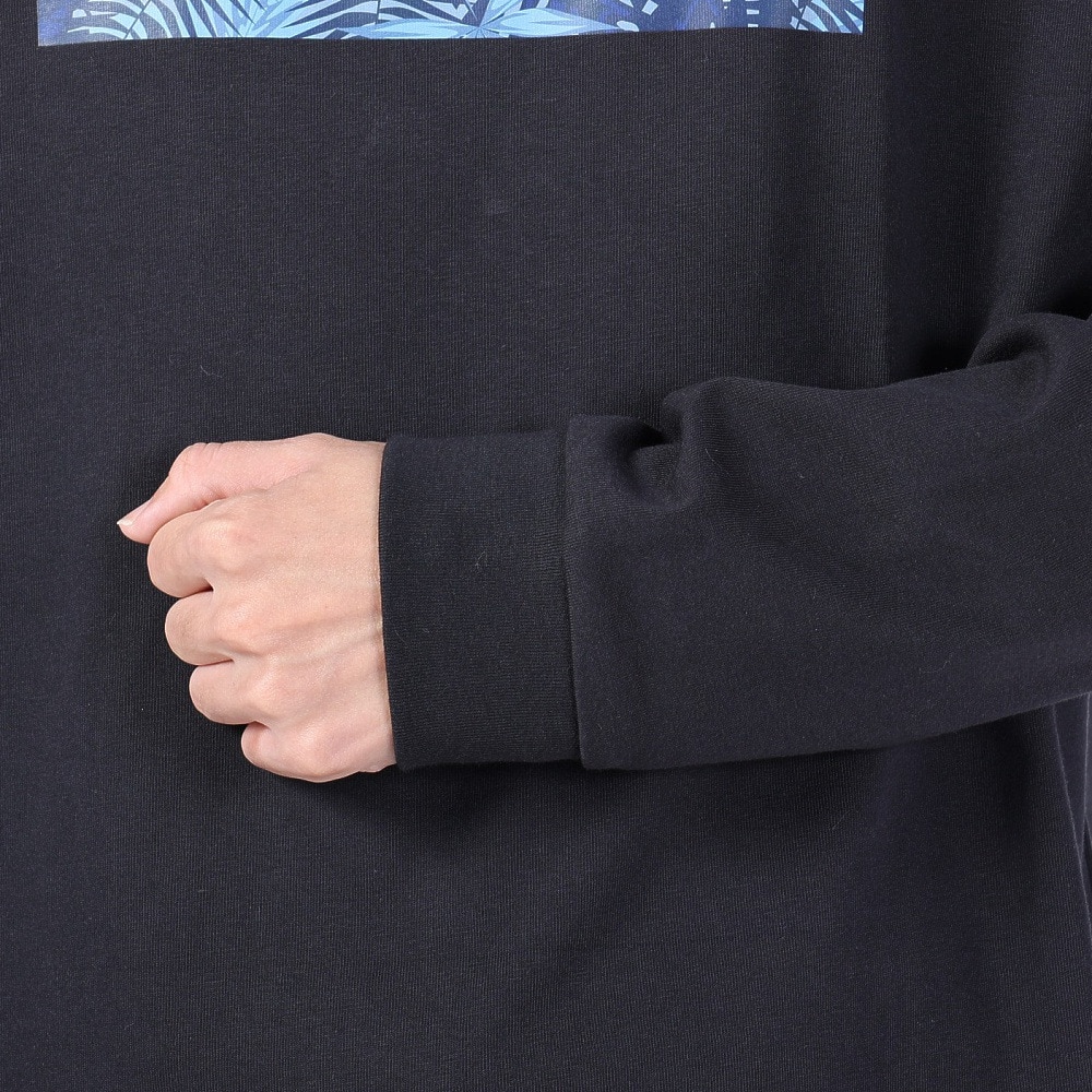 エアボーン（ARBN）（メンズ）長袖コットンTシャツ 01 AB2024SSMAPP091BLK