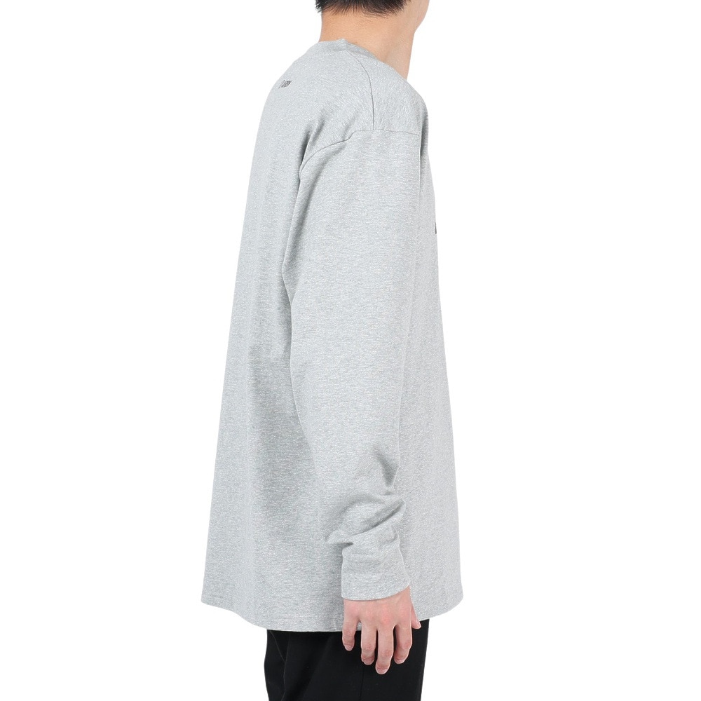 エアボーン（ARBN）（メンズ）長袖コットンTシャツ 01 AB2024SSMAPP091LGRY