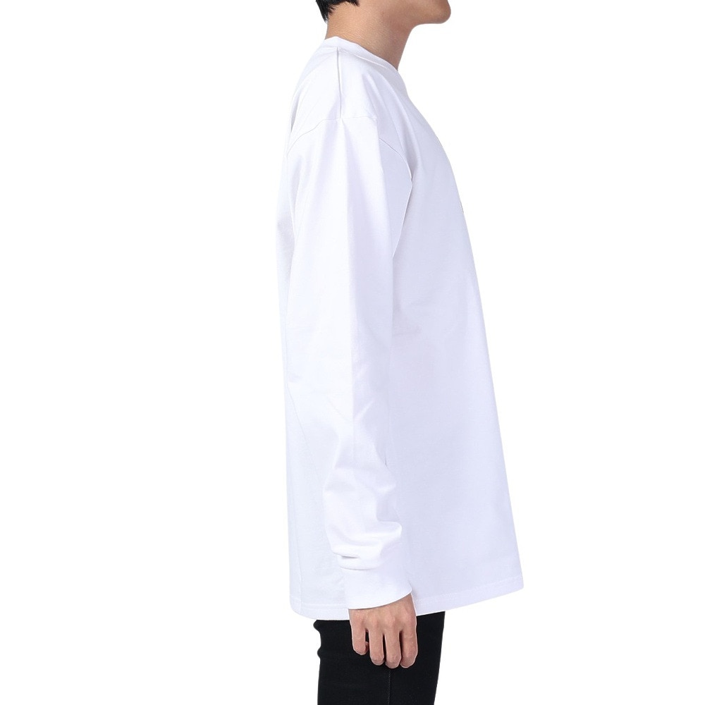 エアボーン（ARBN）（メンズ）長袖コットンTシャツ 01 AB2024SSMAPP091WHT