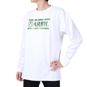 エアボーン（ARBN）（メンズ）長袖コットンTシャツ 01 AB2024SSMAPP091WHT