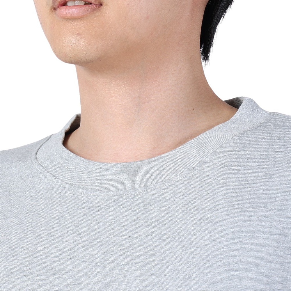 エアボーン（ARBN）（メンズ）長袖コットンTシャツ 02 AB2024SSMAPP092LGRY