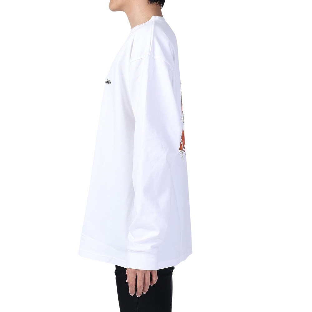 エアボーン（ARBN）（メンズ）長袖コットンTシャツ 02 AB2024SSMAPP092WHT