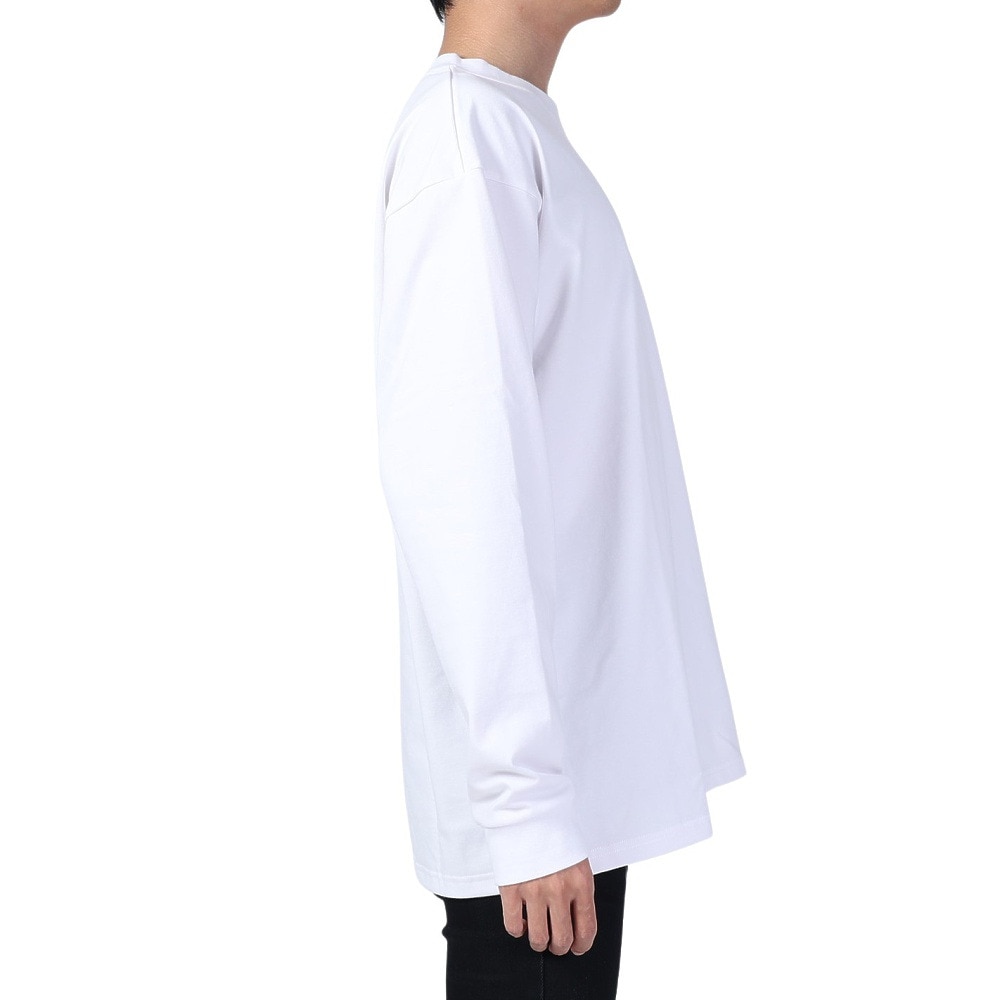 エアボーン（ARBN）（メンズ）長袖コットンTシャツ 02 AB2024SSMAPP092WHT