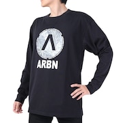 エアボーン（ARBN）（メンズ）長袖コットンTシャツ 03 AB2024SSMAPP093BLK