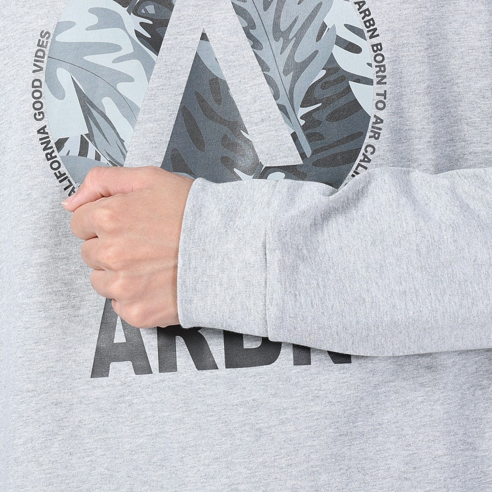 エアボーン（ARBN）（メンズ）長袖コットンTシャツ 03 AB2024SSMAPP093LGRY
