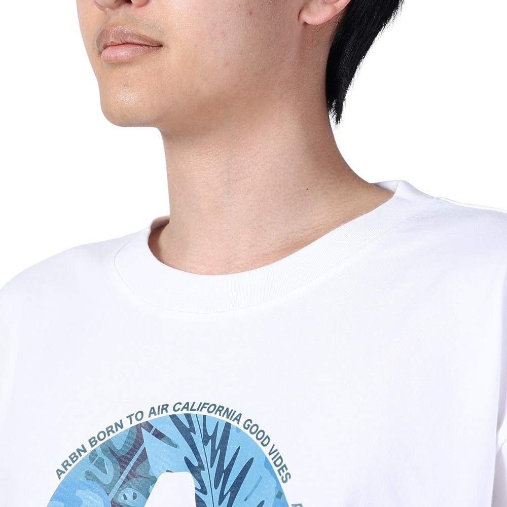 エアボーン（ARBN）（メンズ）長袖コットンTシャツ 03 AB2024SSMAPP093WHT