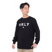 (メンズ)オーバーサイズ ブランドロゴ 長袖Tシャツ 23MLS2200001