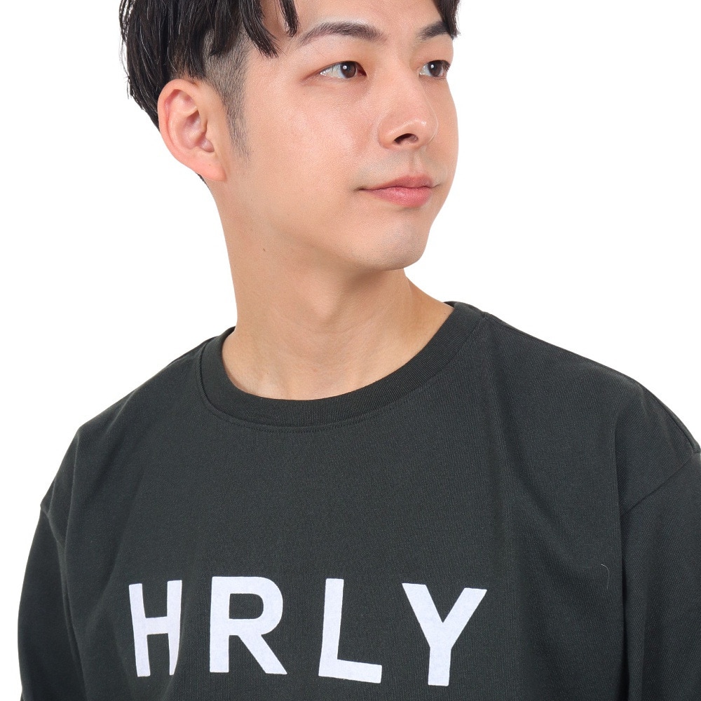 ハーレー（HURLEY）（メンズ）オーバーサイズ ブランドロゴ 長袖Tシャツ 23MLS2200001-DFR