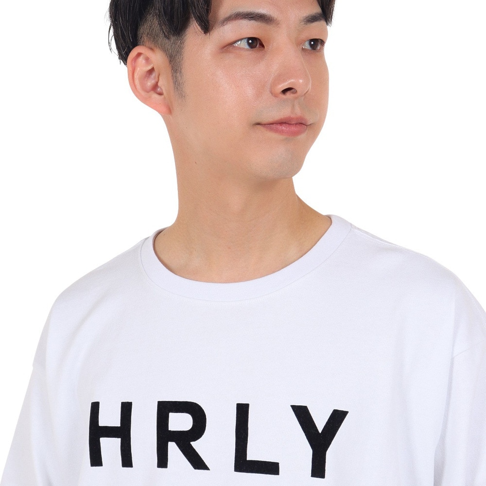ハーレー（HURLEY）（メンズ）オーバーサイズ ブランドロゴ 長袖Tシャツ 23MLS2200001-WHT