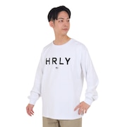 ハーレー（HURLEY）（メンズ）オーバーサイズ ブランドロゴ 長袖Tシャツ 23MLS2200001-WHT