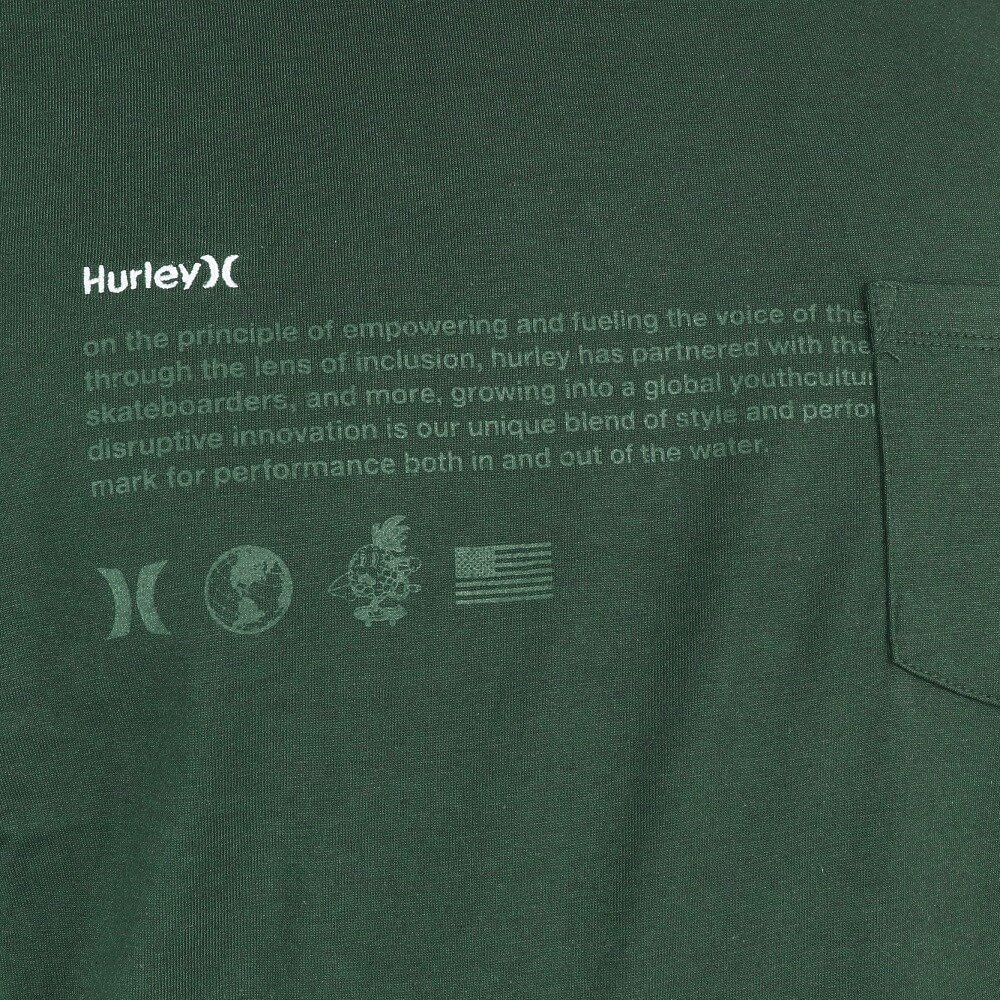 ハーレー（HURLEY）（メンズ）ONE AND ONLY ポケット 長袖Tシャツ MLS2200004-DFR