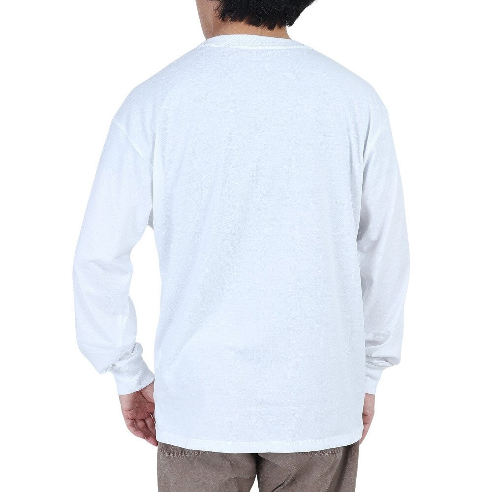ハーレー（HURLEY）（メンズ）OAO ポケット付き 長袖Tシャツ MLS2200004-WHT