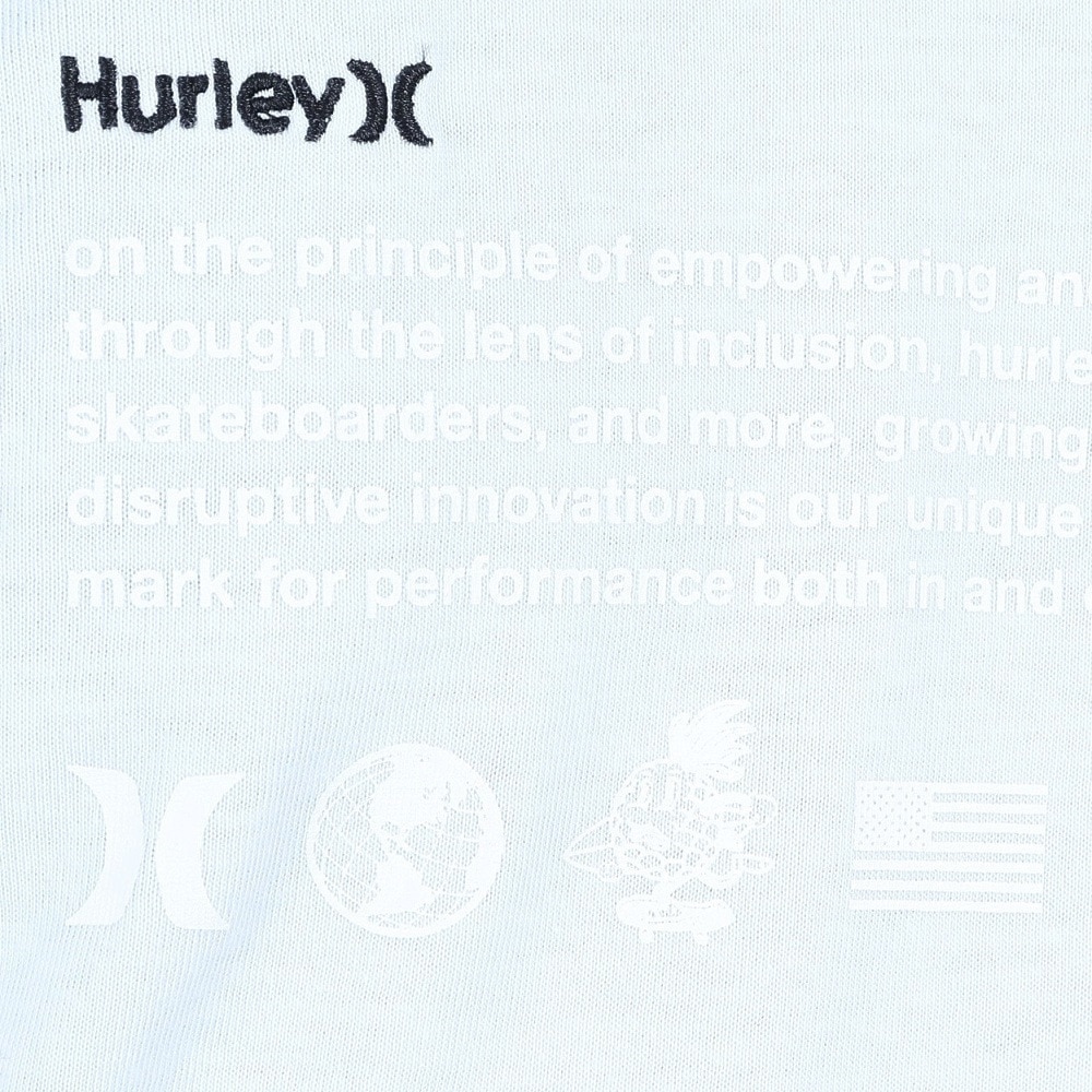 ハーレー（HURLEY）（メンズ）OAO ポケット付き 長袖Tシャツ MLS2200004-WHT
