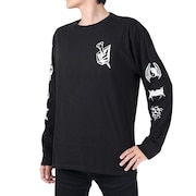 (メンズ)ABOUT TIME 長袖Tシャツ 23A3642302 BLK