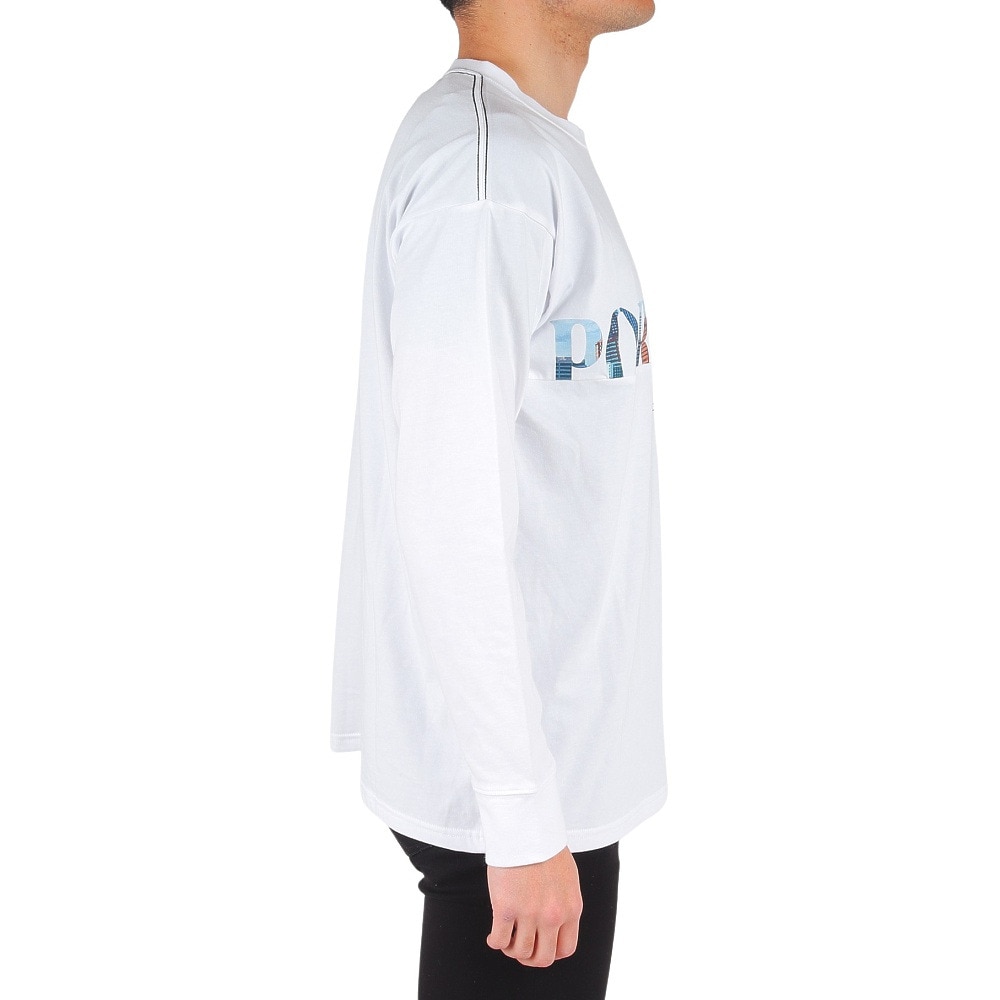 ライズ（RYZ）（メンズ）PORTLAND PHOTO 長袖Tシャツ RZ10CD24SS0013 WHT