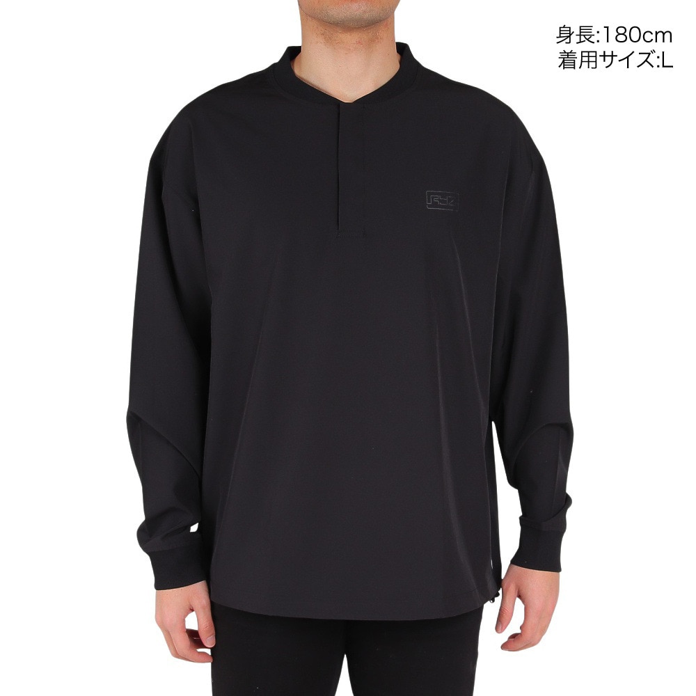 ライズ（RYZ）（メンズ）MFX ウーブン長袖シャツ RZ10EG24SS0010 BLK