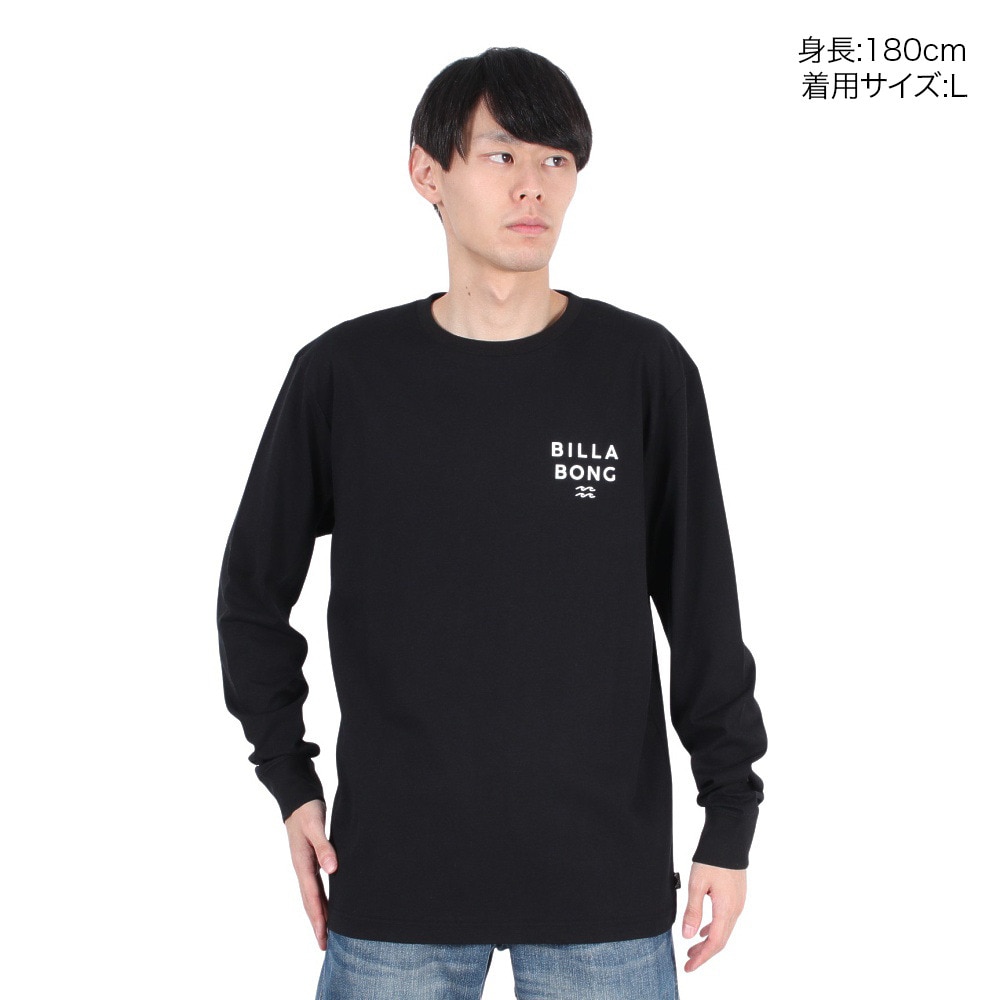 ビラボン（BILLABONG）（メンズ）DECAF 長袖 Tシャツ BE012050 BLK
