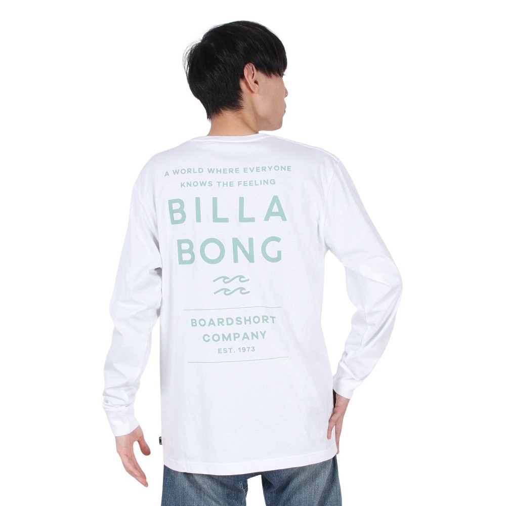 ビラボン（BILLABONG）（メンズ）DECAF 長袖 Tシャツ BE012050 WHT