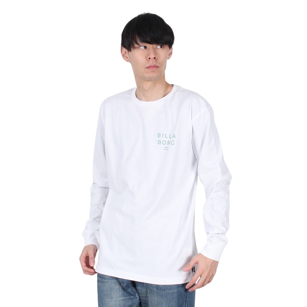 ビラボン（BILLABONG）（メンズ）DECAF 長袖 Tシャツ BE012050 WHT