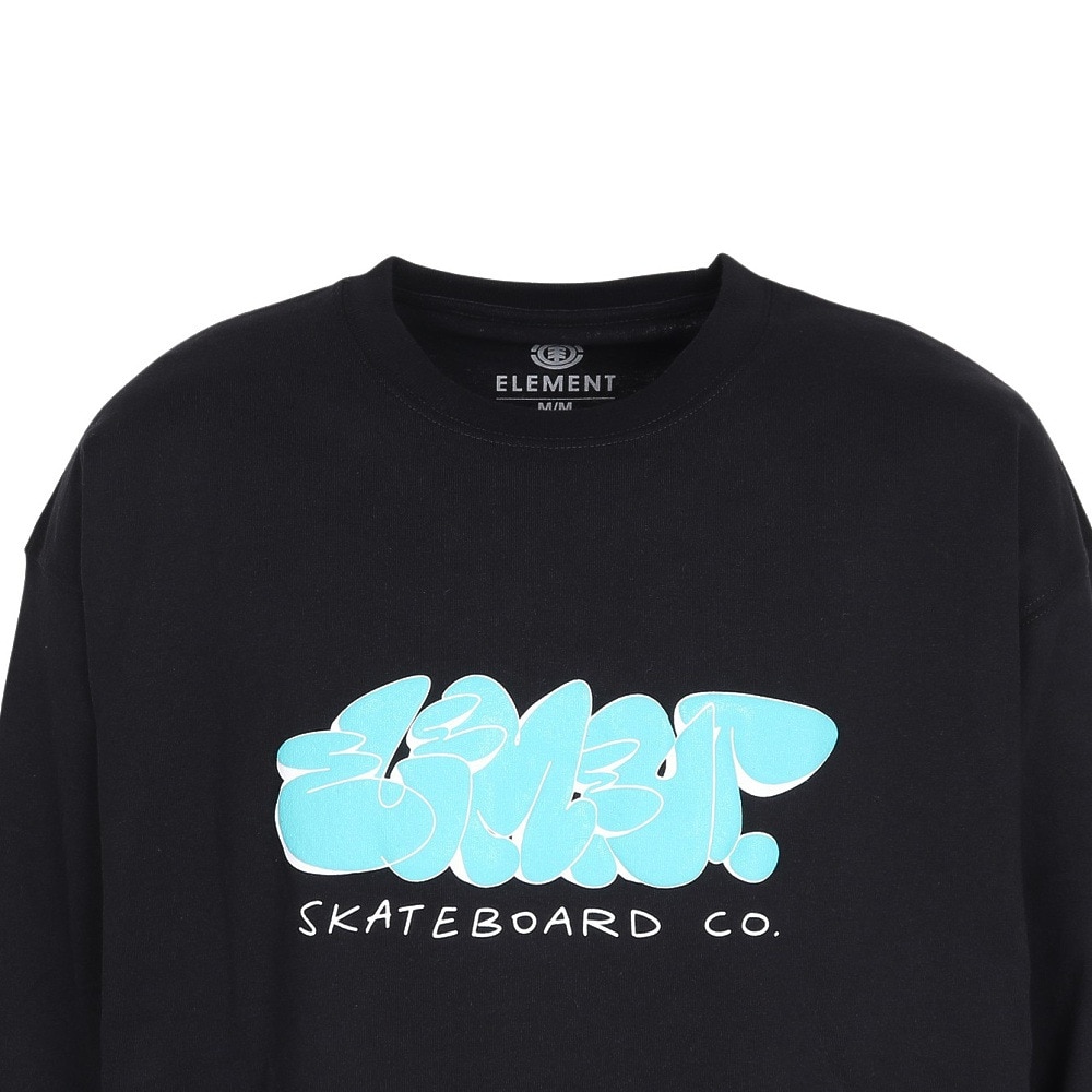 エレメント（ELEMENT）（メンズ）TAG LS 長袖Tシャツ BE022052 FBK