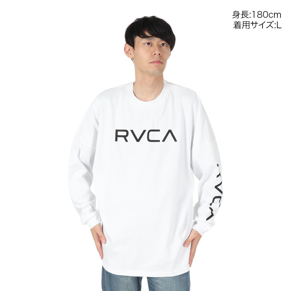ルーカ（RVCA）（メンズ）BIG RVCA ロングスリーブTシャツ BE042059 WHT
