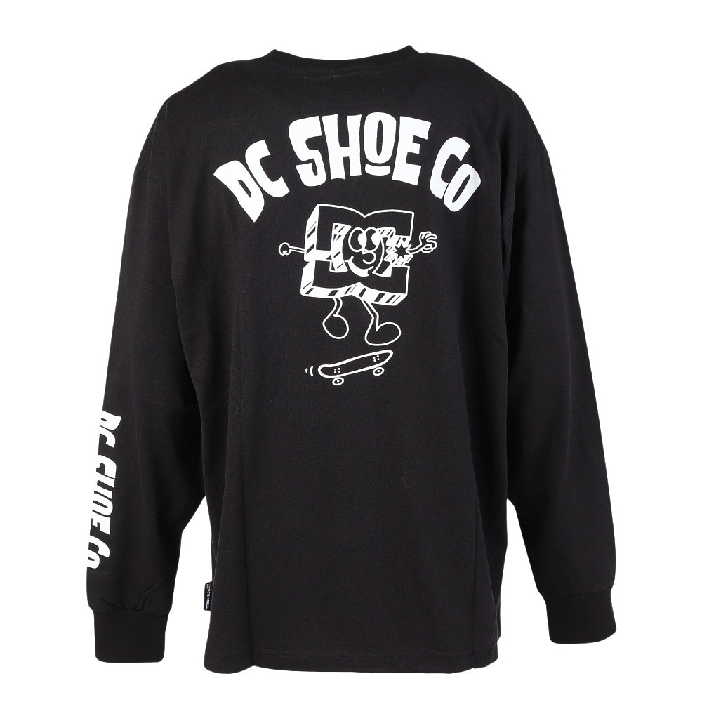 ディーシーシューズ（DC SHOES）（メンズ）24 PLAYTIME 長袖Tシャツ 24FWDLT244075BLK