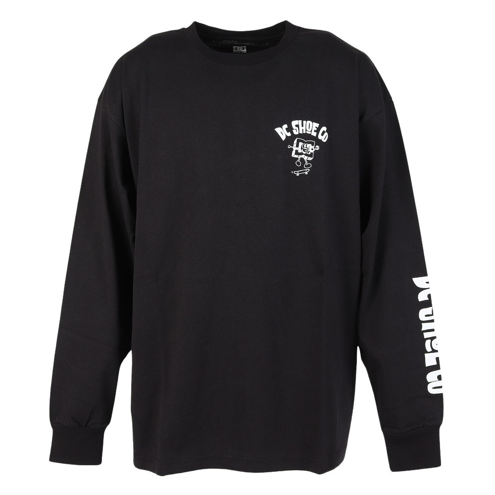 ディーシーシューズ（DC SHOES）（メンズ）24 PLAYTIME 長袖Tシャツ 24FWDLT244075BLK