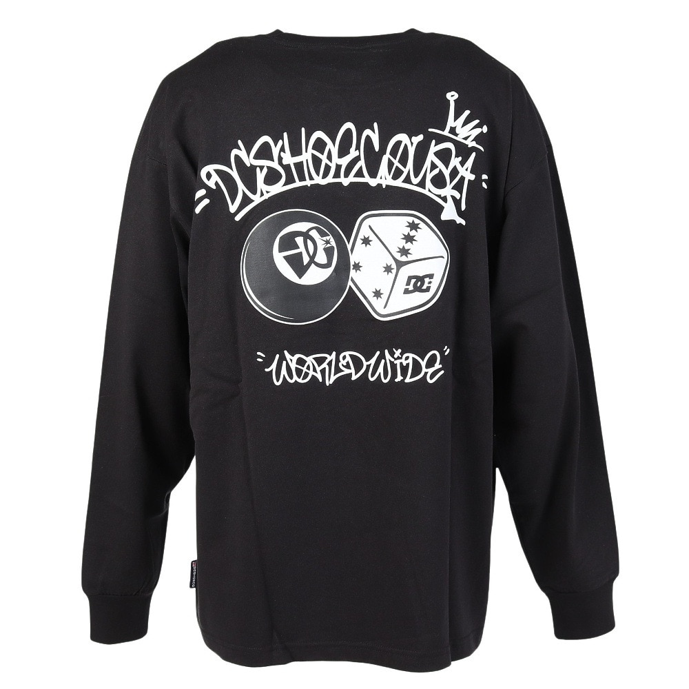 ディーシーシューズ（DC SHOES）（メンズ）24 8 BALL&DICE 長袖Tシャツ 24FWDLT244077BLK