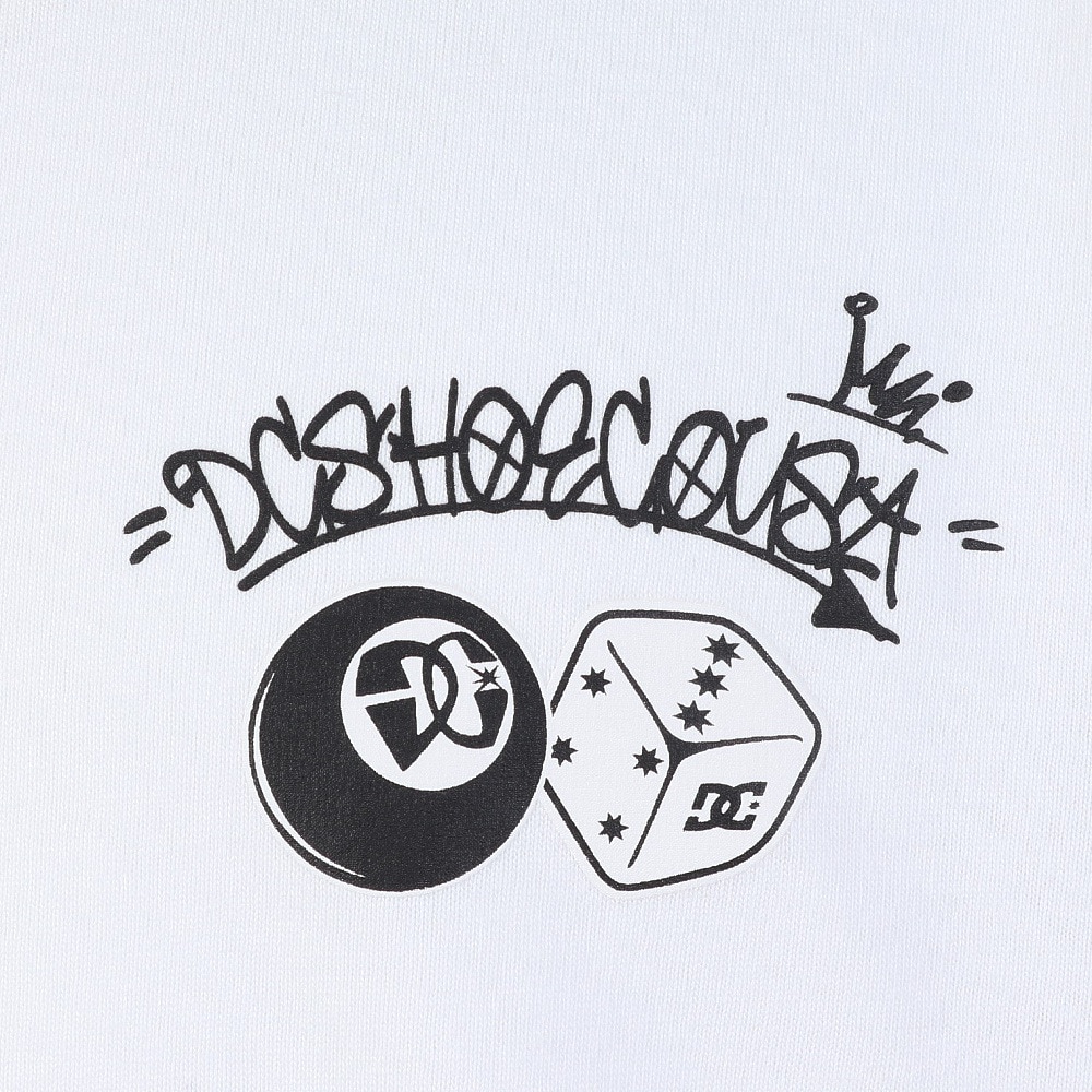 ディーシーシューズ（DC SHOES）（メンズ）24 8 BALL&DICE 長袖Tシャツ 24FWDLT244077WHT