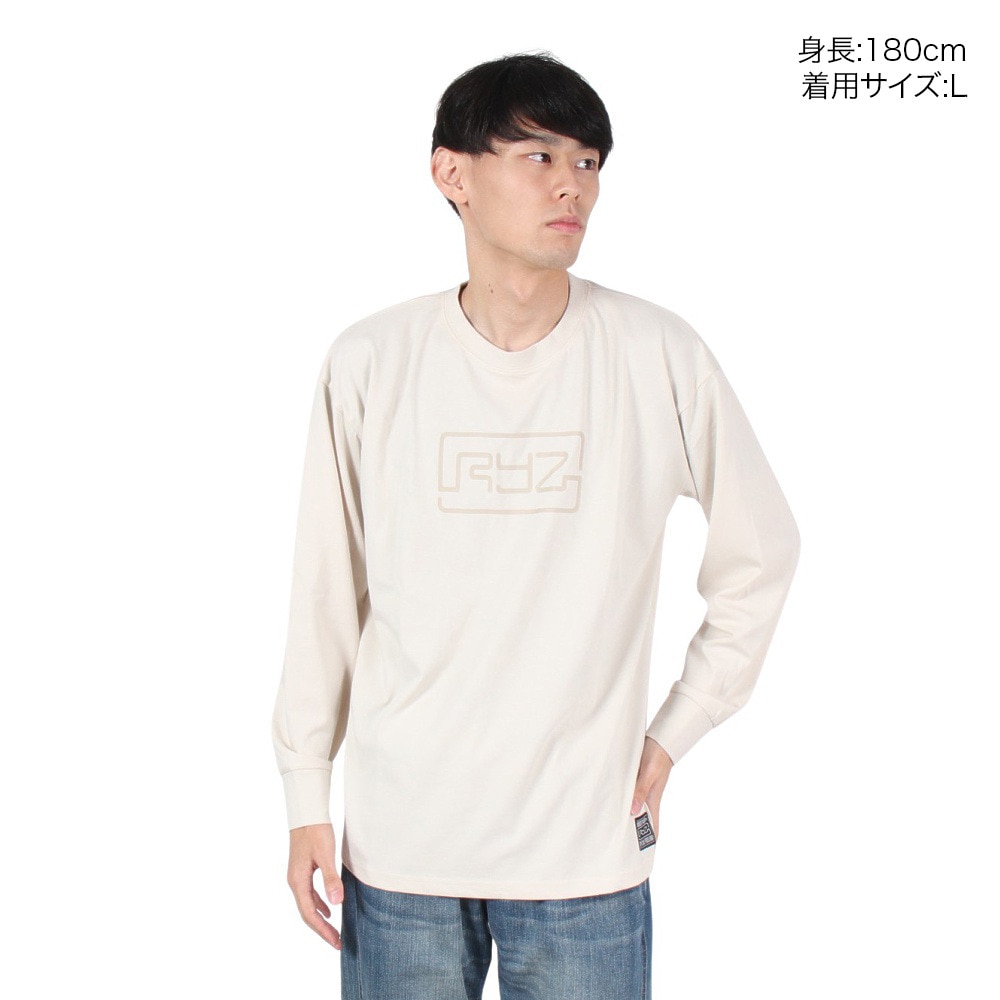 ライズ（RYZ）（メンズ）ロングスリーブシャツ RZ10CD24FW0011 OWHT