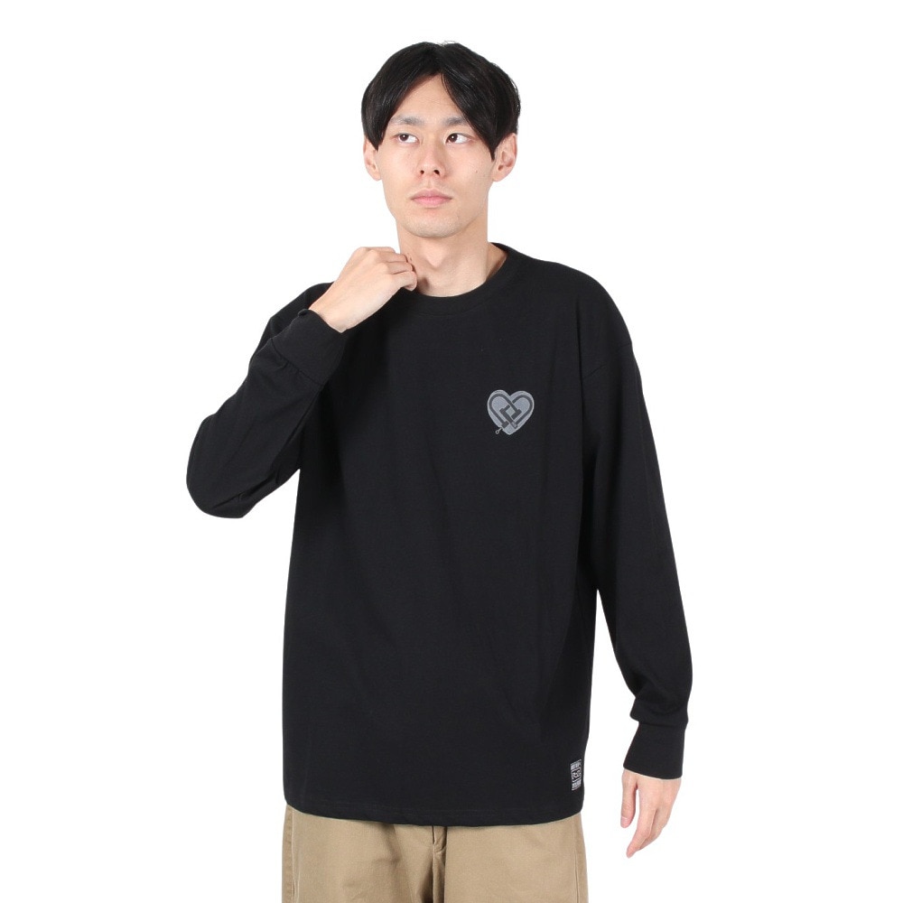 ライズ（RYZ）（メンズ）LOCKING HEART 長袖Tシャツ