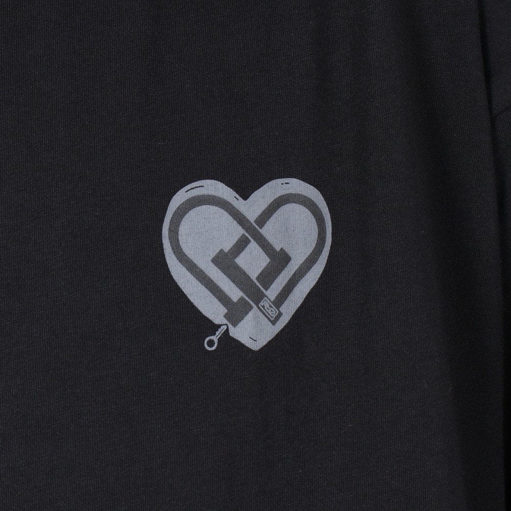 ライズ（RYZ）（メンズ）LOCKING HEART 長袖Tシャツ RZ10CD24FW0012 BLK