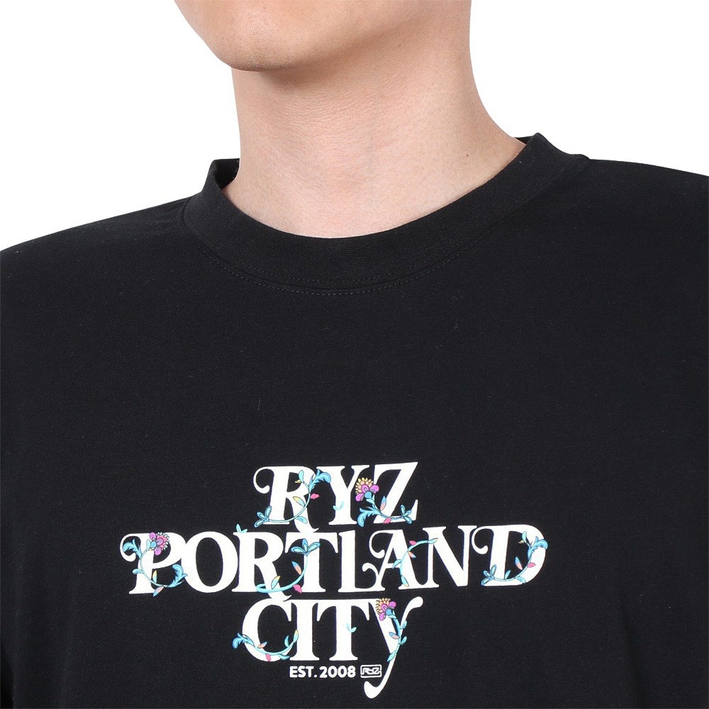 ライズ（RYZ）（メンズ）バタフライ ロングスリーブTシャツ RZ10CD24FW0013 BLK