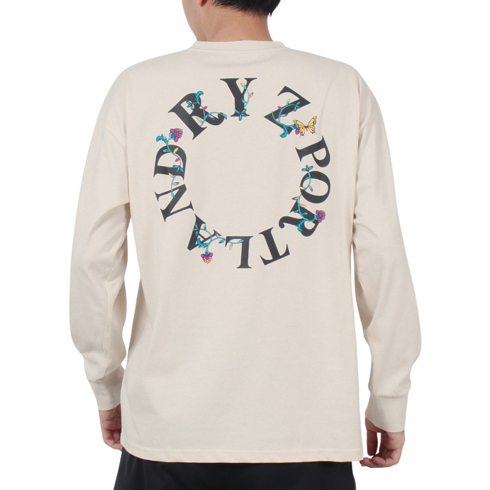 ライズ（RYZ）（メンズ）バタフライ ロングスリーブTシャツ RZ10CD24FW0013 OWHT