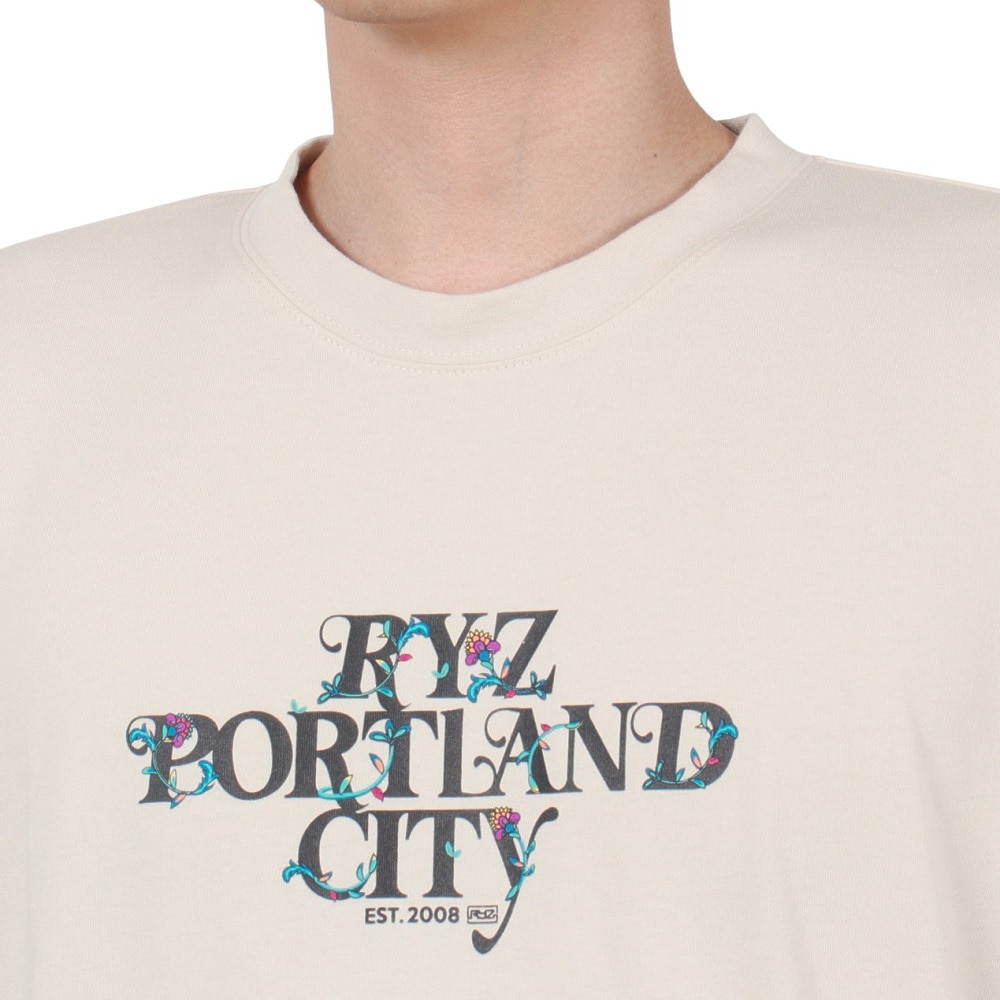 ライズ（RYZ）（メンズ）バタフライ ロングスリーブTシャツ RZ10CD24FW0013 OWHT