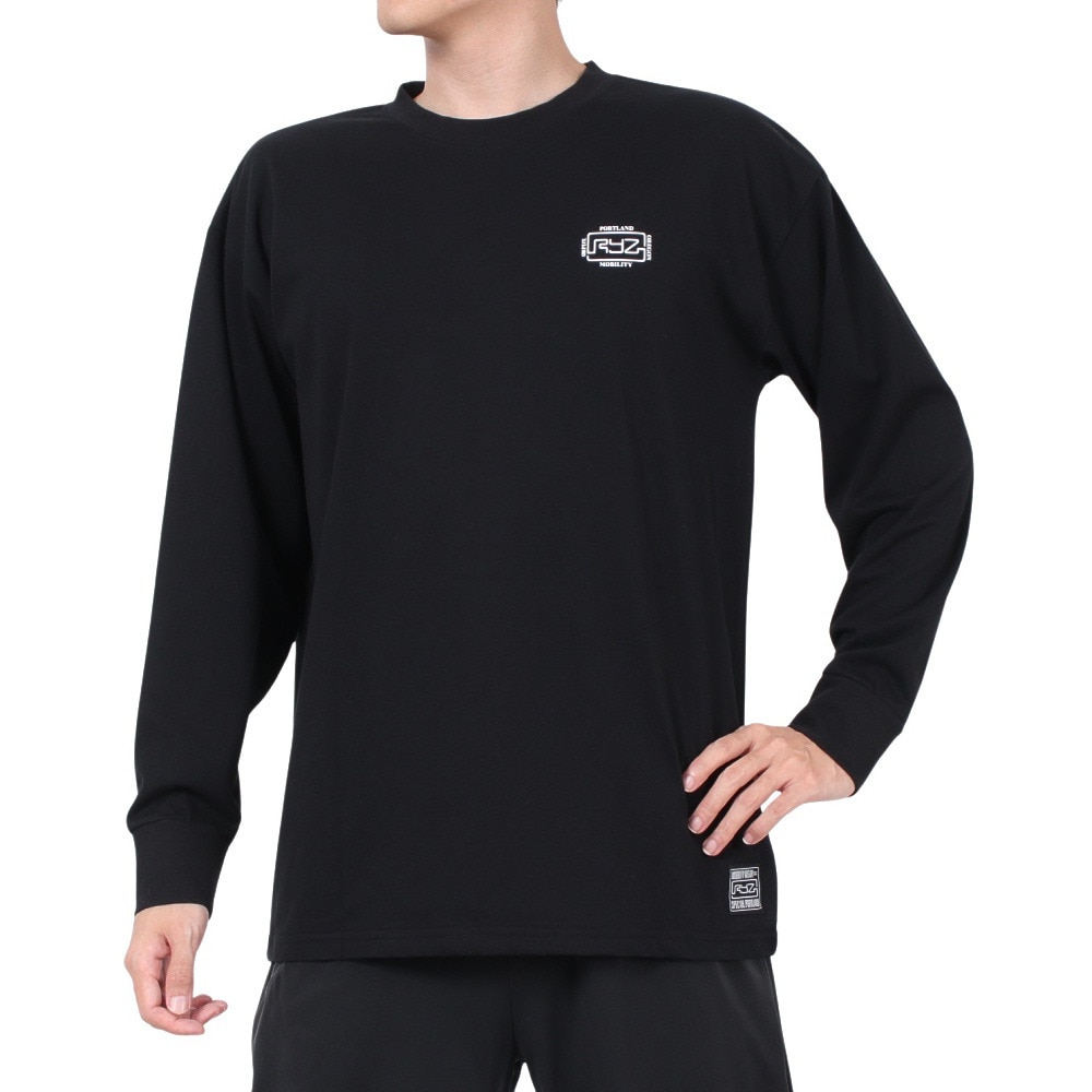 ライズ（RYZ）（メンズ）ストレージ フォト ロングスリーブTシャツ RZ10CD24FW0014 BLK