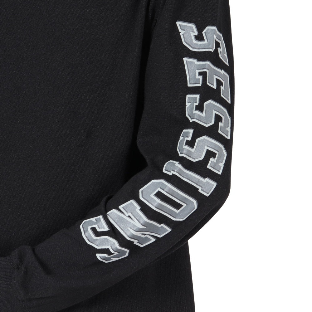 セッションズ（SESSIONS）（メンズ）ロゴ ロングスリーブTシャツ 247206 BLK