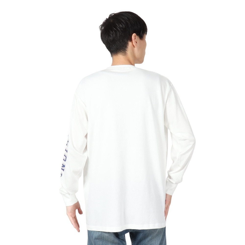 セッションズ（SESSIONS）（メンズ）ロゴ ロングスリーブTシャツ 247206 WHT